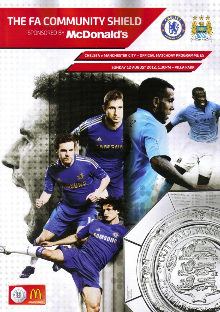 2012 COMMUNITY SHIELD - CHELSEA v MAN CITY